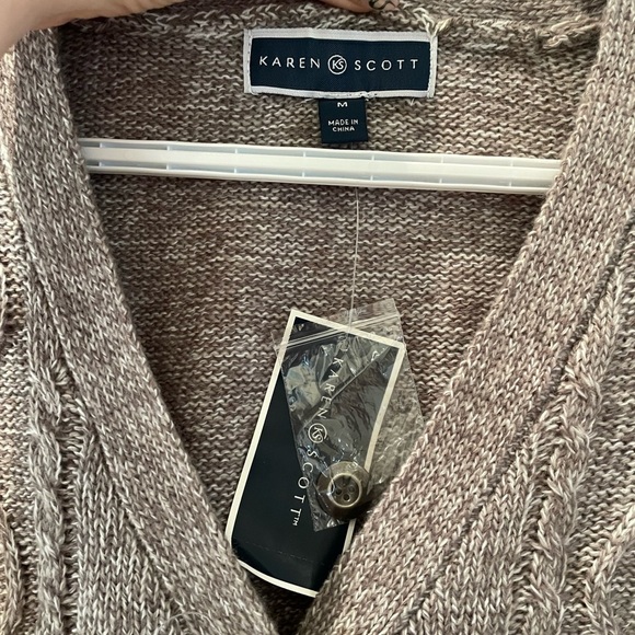 Karen Scott cardigan sweater - Picture 3 of 3